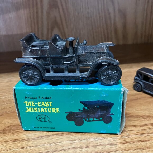 Lot of 6 VTG Miniature Car Steam Boat Train Die Cast Metal Pencil Sharpeners - Picture 4 of 16